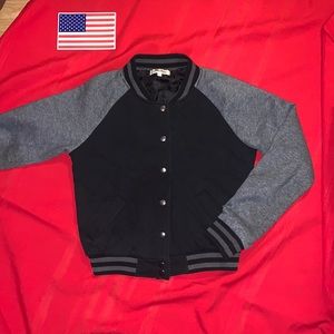 Black and Grey Girls Jacket
